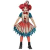 Image de Déguisement - PTIT CLOWN - Robe de clown vintage - Fille 7-9 ans - Rouge - Mini chapeau et noeud papillon