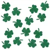 Image de Décors de table - Shamrock - Vert Pailleté - 50 Pièces - Saint Patrick