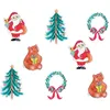 Image de Confettis de Table - PTIT CLOWN - Lot de 40 - Décorations de Noël - Illustrations variées - 4 cm