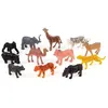 Image de Lot de 4 mini animaux zoo - PTIT Clown - Multicolore - Pour enfants - Mixte