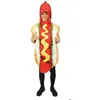 Image de Costume Hotdog - PTIT CLOWN - Adulte - Beige - Rouge