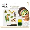 Image de Kit de maquillage - PTIT CLOWN - Dinosaure - 3 fards colorés - Crayon - Stickers inclus