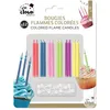 Image de Bougie Anniversaire - PTIT CLOWN - Flammes Colorées - Lot de 12