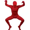 Image de Déguisement seconde peau uni - PTIT CLOWN - KOLALAPO - Rouge - 95% Polyester/5% Spandex - Cagoule intégrée