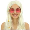 Image de Lunettes Hippie GM en métal rose - PTIT CLOWN - Accessoire pour adulte