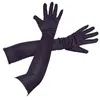 Image de Gants Longs de Soirée Femme - PTIT CLOWN - Taille Unique - Noir - Accessoire Déguisement Charleston Carnaval