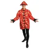 Image de Costume Chinois Homme - PTIT CLOWN - Costume Chinois Rouge et Doré - Taille S-M - Veste et chapeau inclus