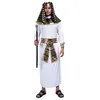 Image de Déguisement - NO NAME - Pharaon blanc - Blanc - Adulte 14+ - 4 pièces (toge coiffe col ceinture)