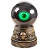 Image de Automate Halloween - PTIT CLOWN - Boule de Cristal Oeil - Sonore Lumineuse Animée - 20 cm