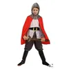 Image de Costume Chevalier Enfant Rouge - PTIT CLOWN - Polyester - Idéal pour fêtes costumées Carnaval Halloween Spectacle