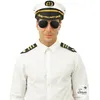 Image de Accessoires Déguisement - PTIT CLOWN - Capitaine de Bâteau - Adulte - Mixte - Blanc