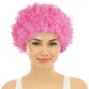 Image de Perruque POP - court frisé Rose
