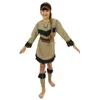Image de Déguisement enfant dindienne pour fille - Luxe - Taille S - Effet velours - Marron