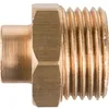 Image de Raccord laiton droit à souder - M 3/8 - diamètre 14 mm - 243GC