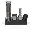 Image de Set tondeuse multifonction - LIVOO - DOS196 - 37 V - 90 min - 6 têtes - 5 sabots - IPX6 - Noir / Argent