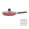 Image de Sauteuse - LIVOO MEP153R - 26 cm - Antiadhésif sans PFOA ni PFOS - Poignée silicone - Tous feux dont induction - Rouge