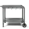Image de Desserte pour plancha - LIVOO - GS168G - 2 roues crantées ø 145 cm - Plateau supérieur 70 x 50 cm - Plateau inférieur 79 x 49 cm