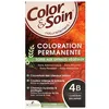 Image de Coloration Permanente - 3 Chênes - Châtain Brownie 4B - Sans Ammoniaque - Tous Types de Cheveux