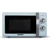 Image de SCHNEIDER - SMW20VMBL - Micro-Ondes Vintage - Monofonction - 20 Litres - 700 Watts - Coloris Bleu