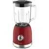 Image de SCHNEIDER - SCBL15R - Blender vintage - 1.5L - Bol en verre - Variateur de vitesse - 6 lames - 800W - Rouge