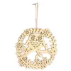 Image de Suspension en bois - Hibou - 22 x 22 cm - Beige - Intérieur - Adulte - Classique Intemporel