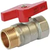 Image de Vanne à sphère SOMATHERM - ACS - Mâle/Femelle 3/8 - Gris/Rouge/Cuivré