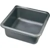 Image de ALUMNIUM ET PLASTIQUE - Cuvette carrée - 29 cm - 5.5L - Gris