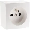 Image de Prise 16A 2P+T en saillie - blanc - Presto - Zenitech