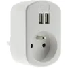 Image de Chargeur - INOTECH - Prise 2P + T - 2 Ports USB - 21A - Blanc