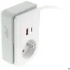 Image de Bloc multiprise Gekko XS clipsable 2 USB A+C 20W 1.5m blanc - Zenitech