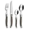 Image de Lou Laguiole Ensemble de coutellerie 24 pcs Tradition Poivre