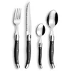 Image de Lou Laguiole Ensemble de coutellerie 24 pcs Tradition Anthracite