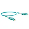 Image de Jarretière optique duplex uniboot 2mm OM3 LC-UPC/LC-UPC Bleu - 1 m