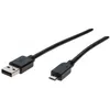 Image de Cordon USB - DEXLAN - Micro USB A Micro B - USB 2.0 Hi Speed - 20 m - Noir