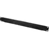 Image de Panneau passe câbles - DEXLAN - 19 pouces 1U - Demi brosse - Noir - Intérieur