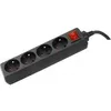 Image de MULTIPRISE 4 PRISES noires + INTER 150 m