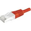 Image de Cordon réseau patch RJ45 - DEXLAN - CAT 6 - 2 m - SSTP - Rouge - Blindé