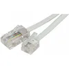 Image de Câble de téléphone RJ45 RJ11 15m blanc - Connecteur RJ-45 mâle - Connecteur RJ-11 mâle