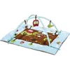 Image de Tapis déveil Chouette - LUDI - Dès la naissance - 3 hochets amovibles - Garçon & fille - 107 x 87 cm