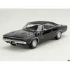 Image de Voiture miniature de collection - NOREV - Dodge Charger R/T 1968 - Monté métal - Échelle 1/43 - Noir