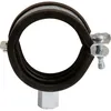 Image de Collier isophonique à charnière zingué blanc simple - Tube diamètre 42 à 44 mm - Série lourde
