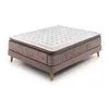 Image de Ensemble matelas et sommier Fdl-e PACK BOUTONNIER 140x190 sans pieds