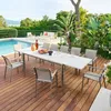 Image de Table de jardin 12 places Luzane extensible argile - Hespéride
