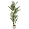 Image de Palmier artificielle Merlo 187 cm avec Pot Blanc