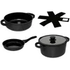 Image de batterie de cuisine 24cm en fonte daluminium - 5 five simply smart