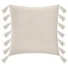 Image de Coussin Gypsy beige 50x50cm - Atmosphera Créateur dintérieur