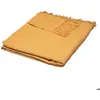 Image de Jeté de lit coton jaune moutarde 230x250cm - Atmosphera Créateur dintérieur