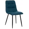 Image de Chaise Sirac bleu canard - Atmosphera Créateur dintérieur