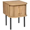 Image de Table de chevet Colva effet chêne H53cm - Atmosphera Créateur dintérieur