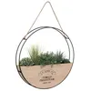 Image de Plante artificielle suspendue Krista en bois et métal D44cm - Atmosphera Créateur dintérieur